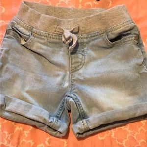 Girls justice jean shorts